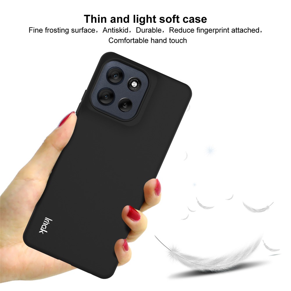 IMAK IMAK Motorola Moto G56 5G Skal Soft TPU Matt Svart