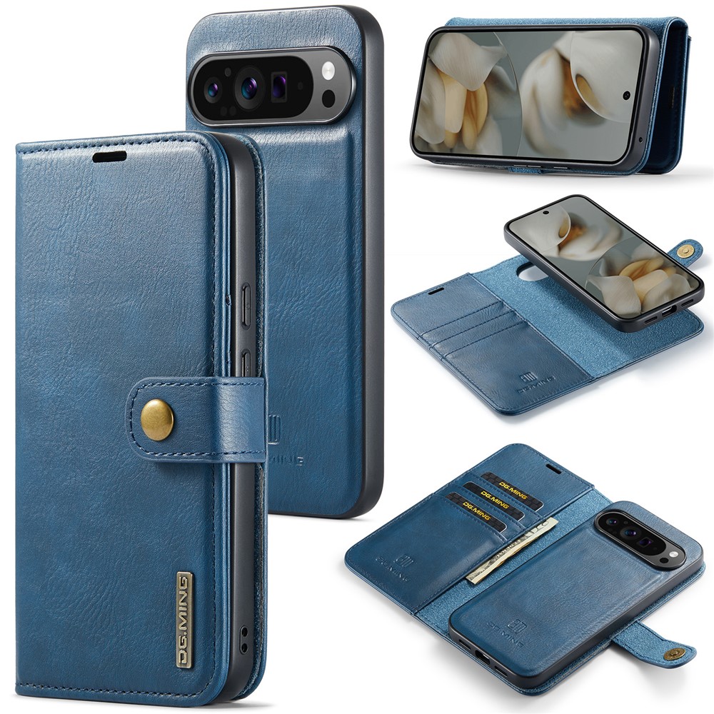 DG.MING DG.MING Google Pixel 10 Pro XL 2in1 Magnet Fodral / Skal Blå