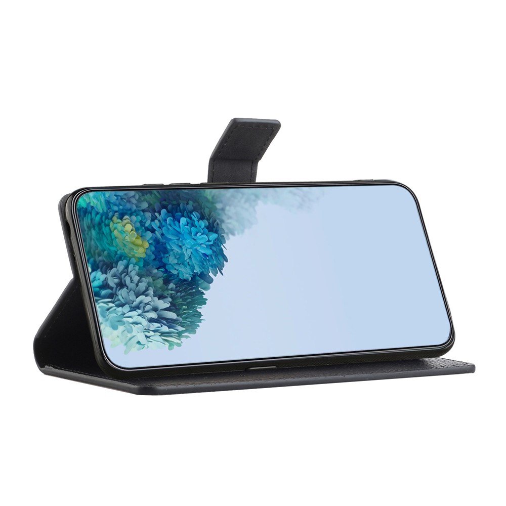  Motorola Moto G86 Power/G86 5G Fodral Litchi Läder Svart