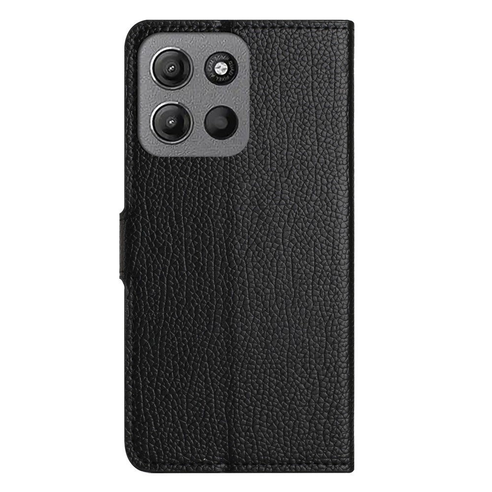  Motorola Moto G86 Power/G86 5G Fodral Litchi Läder Svart