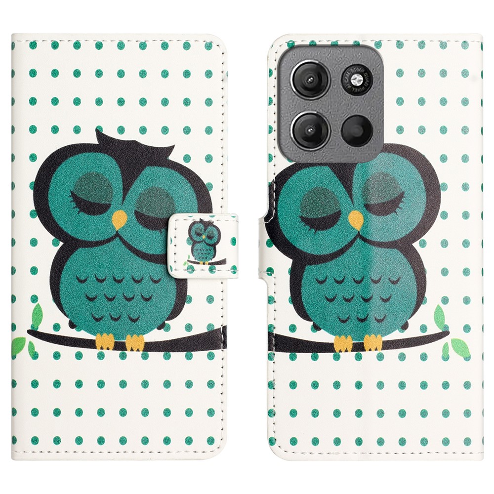  Motorola Moto G86 Power/G86 5G Fodral Med Tryck Uggla