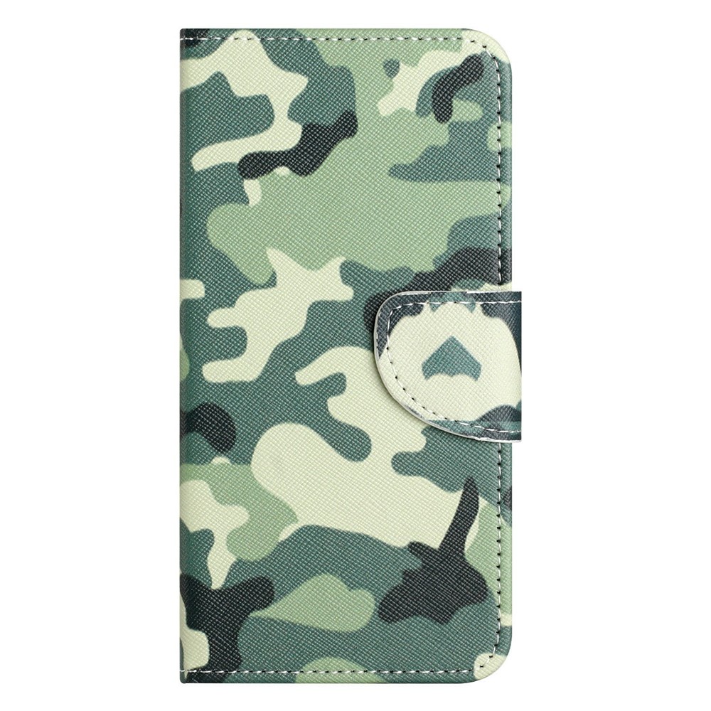  Motorola Moto G86 Power/G86 5G Fodral Läder Camouflage