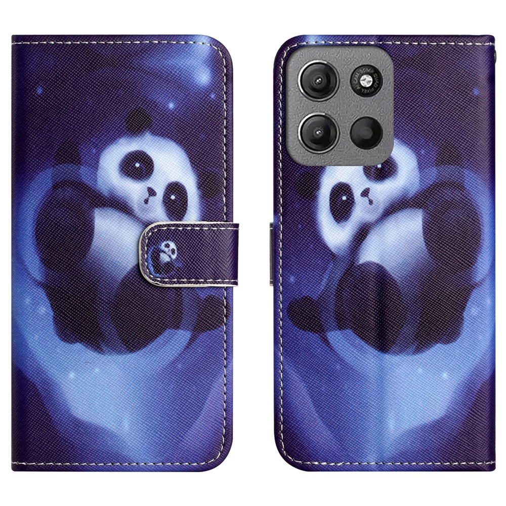  Motorola Moto G86 Power/G86 5G Fodral Läder Panda