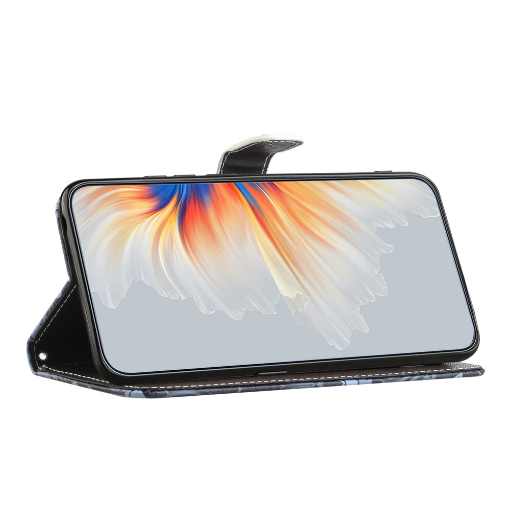  Motorola Moto G86 Power/G86 5G Fodral Läder Katt Ögon