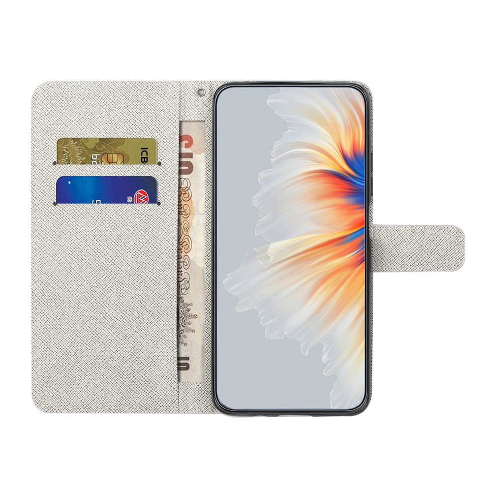  Motorola Moto G86 Power/G86 5G Fodral Blommor / Fjäril