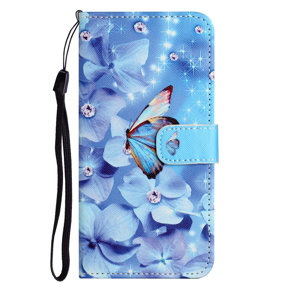  Motorola Moto G86 Power/G86 5G Fodral Blommor / Fjäril