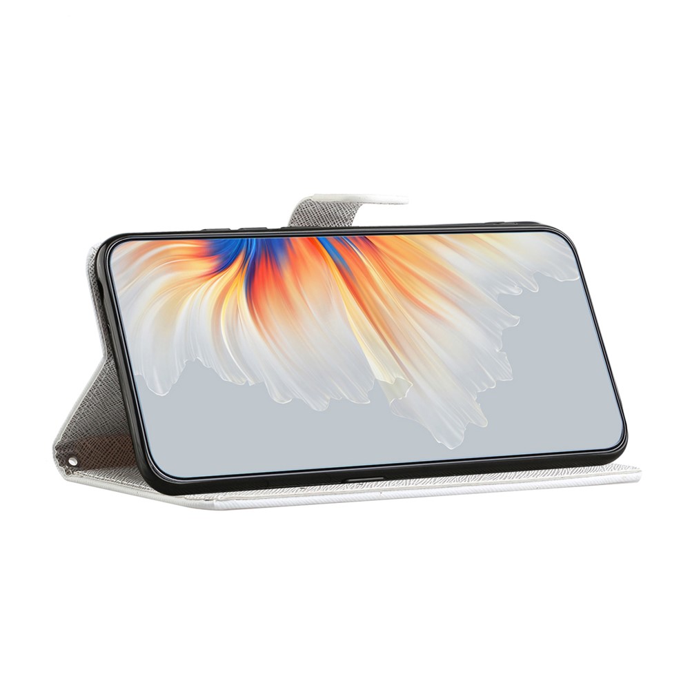  Motorola Moto G86 Power/G86 5G Fodral Läder Katt Träd