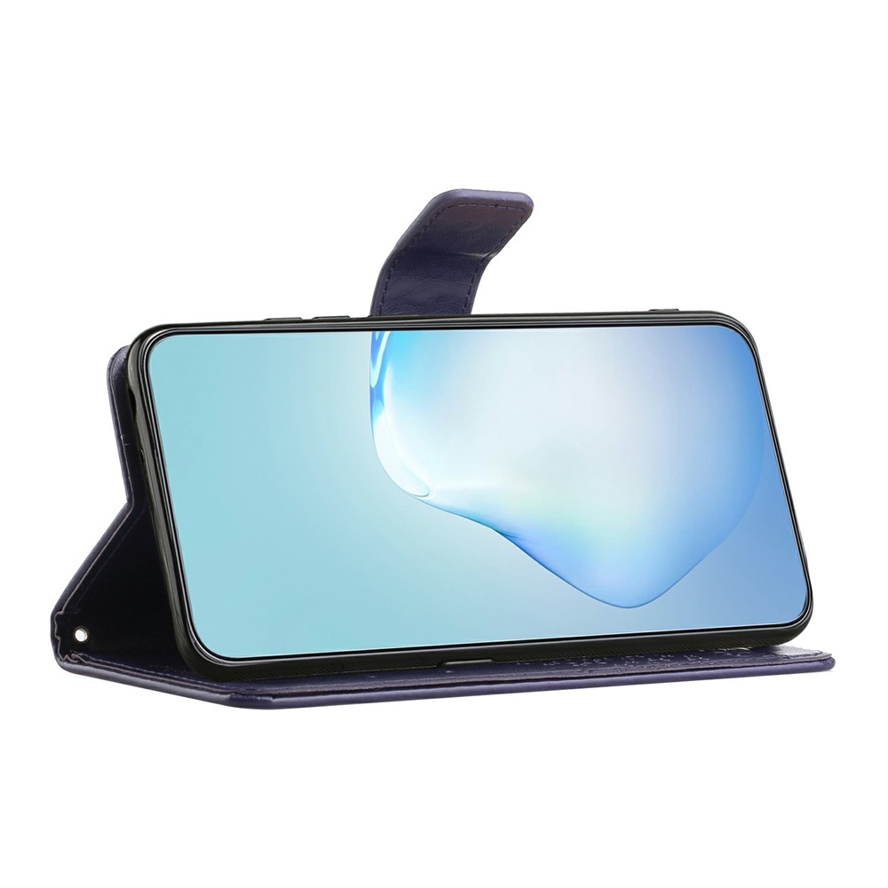  Motorola Moto G86 Power/G86 5G Fodral Träd Tryck Mörk Lila