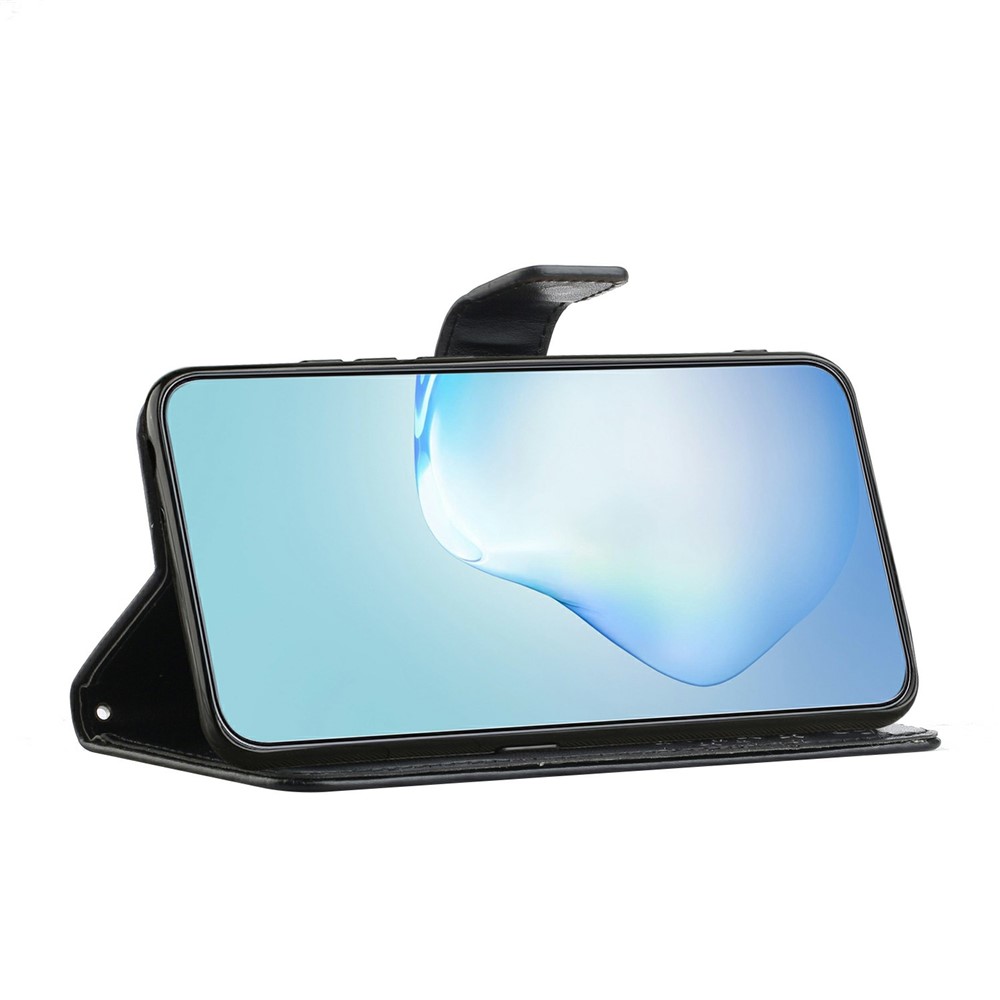  Motorola Moto G86 Power/G86 5G Fodral Träd Tryck Svart