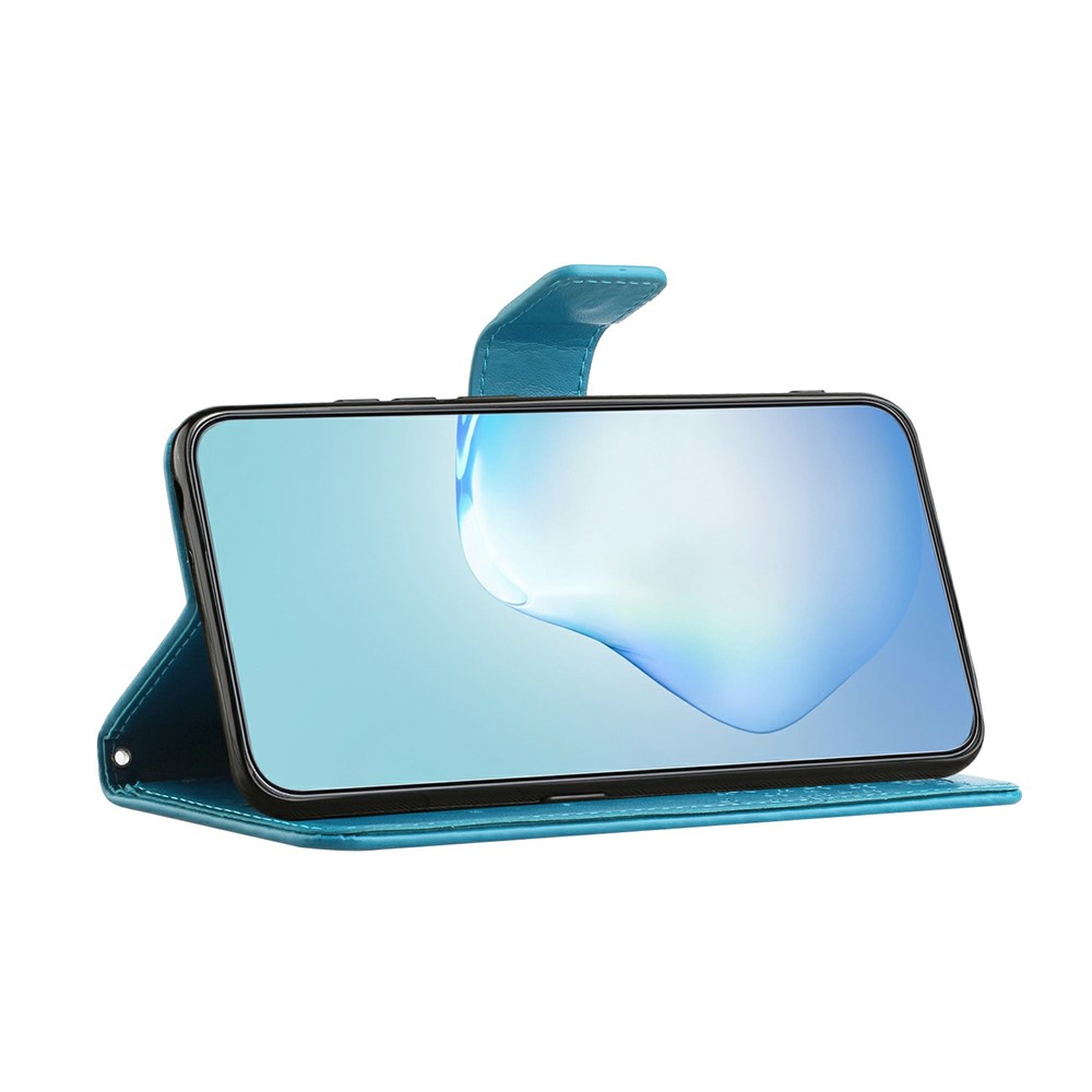  Motorola Moto G86 Power/G86 5G Fodral Träd Tryck Blå