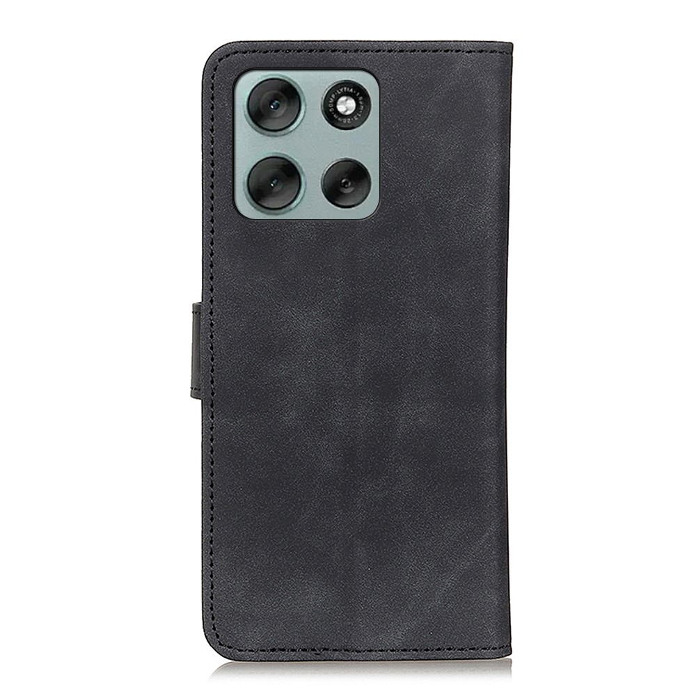 KHAZNEH KHAZNEH Motorola Moto G56 5G Fodral Läder Svart