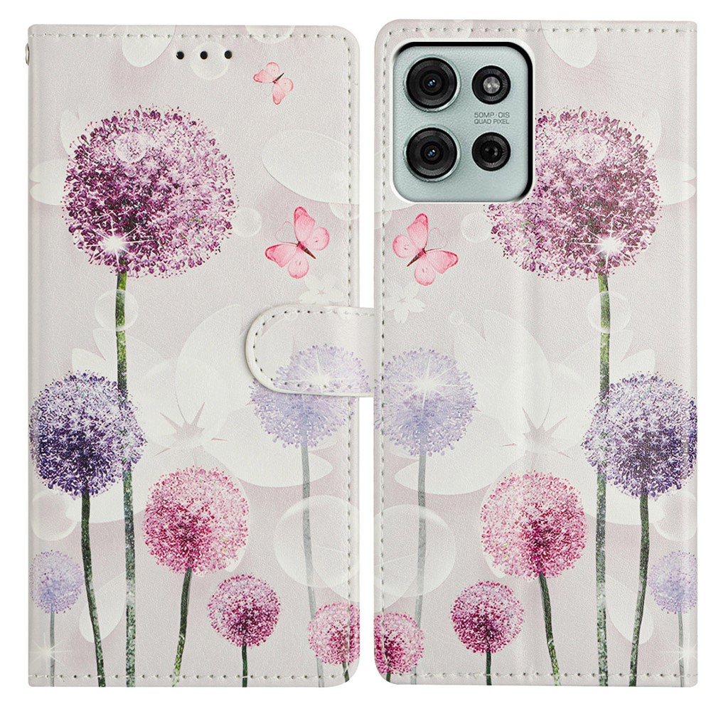  Motorola Moto G86 5G Fodral Med Tryck Dandelion