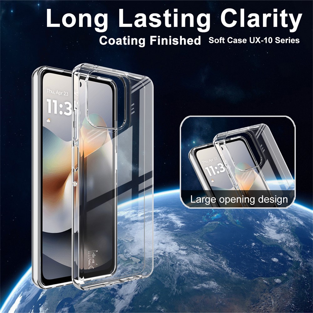 IMAK IMAK Motorola Moto G56 5G Skal Soft TPU Transparent