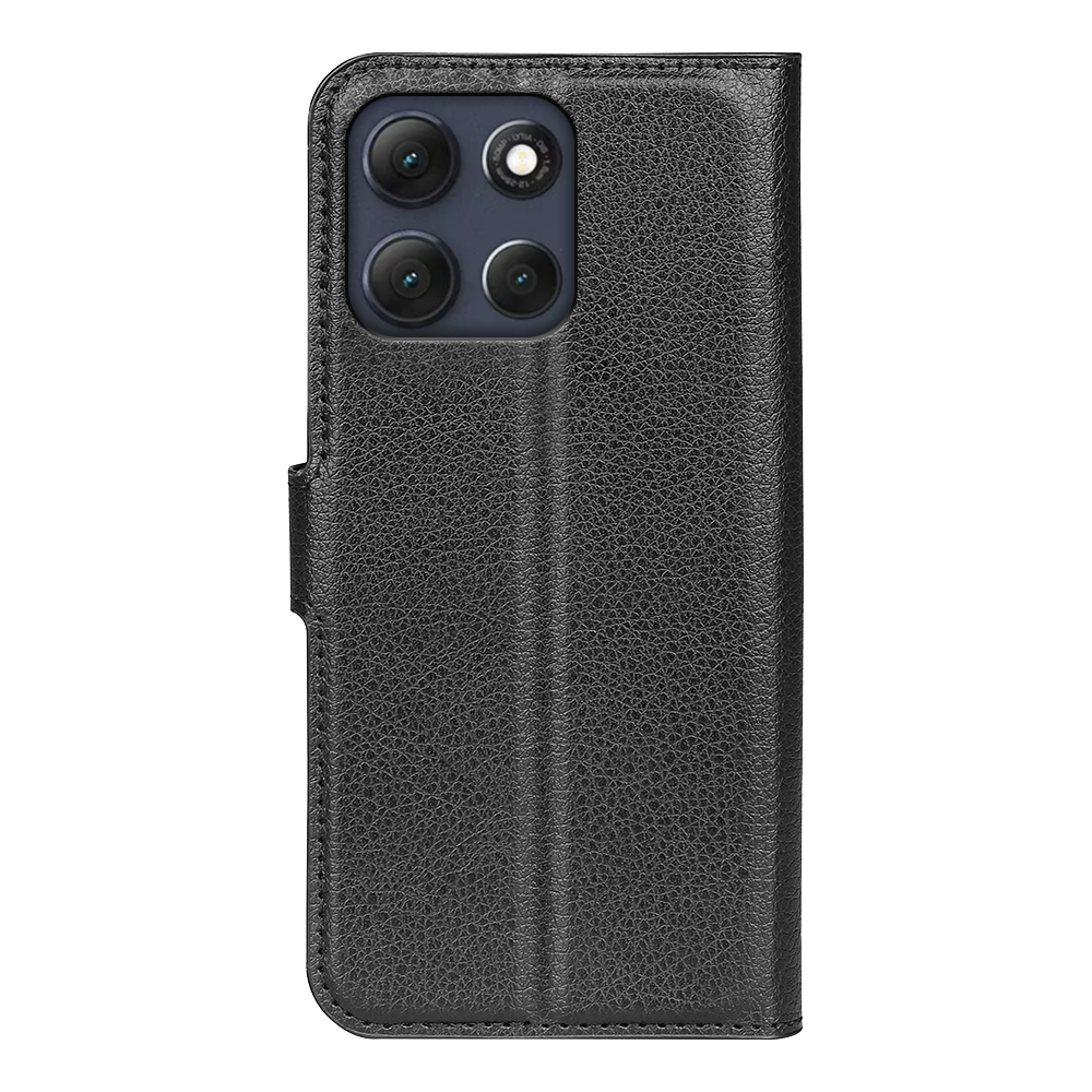  Motorola Moto G86 5G Fodral Litchi Läder Svart