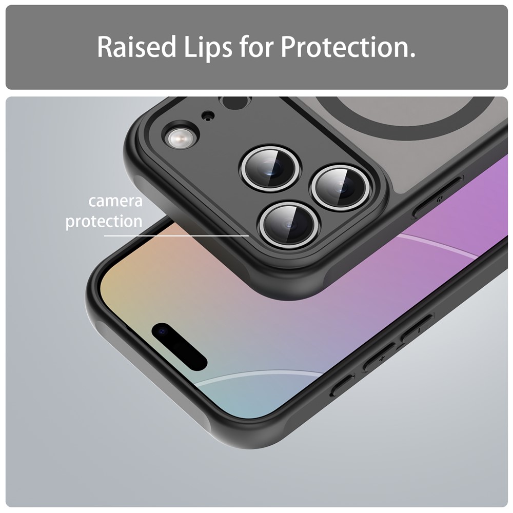  iPhone 17 Pro Skal MagSafe Hybrid Svart