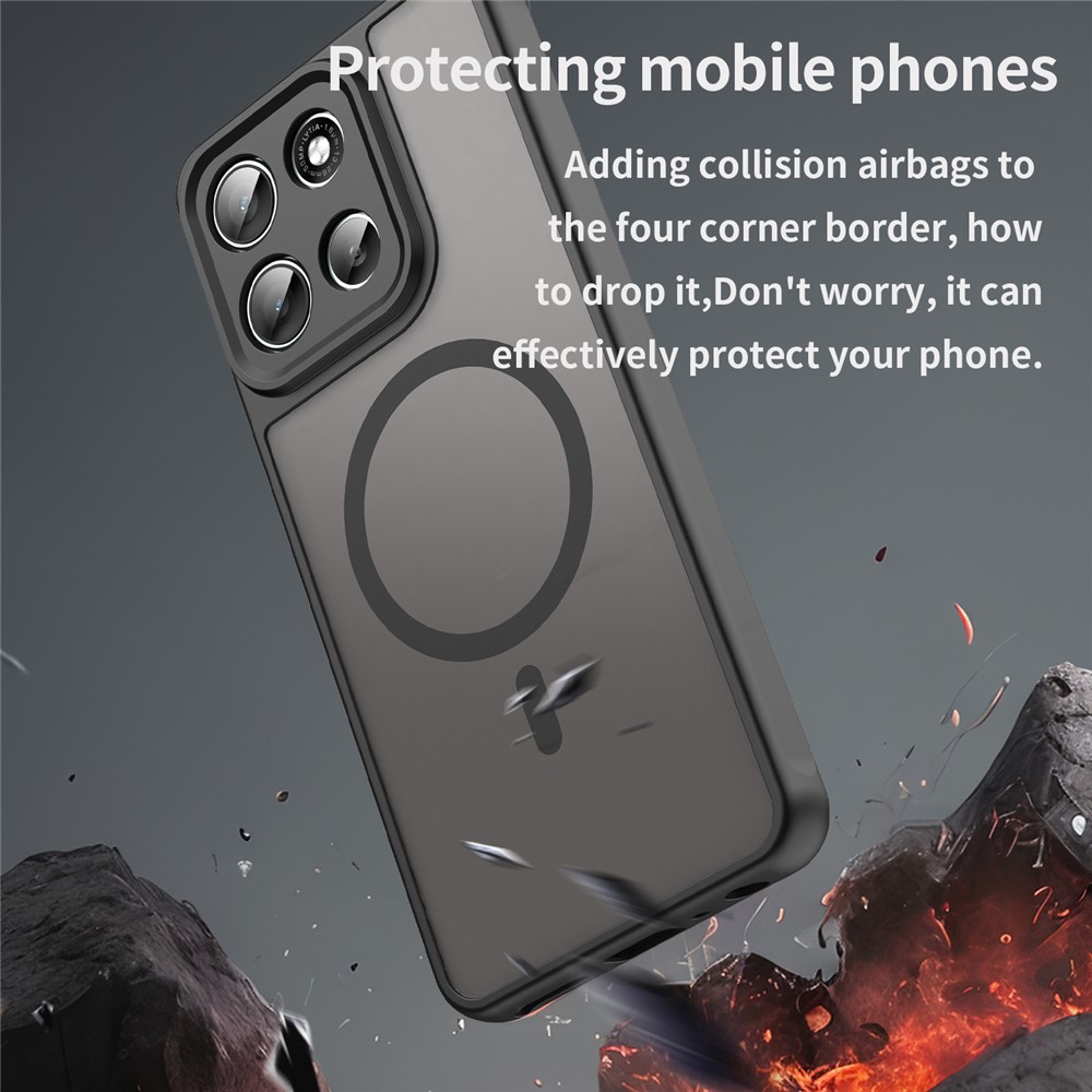  Motorola Moto G56 5G Skal MagSafe Hybrid Svart