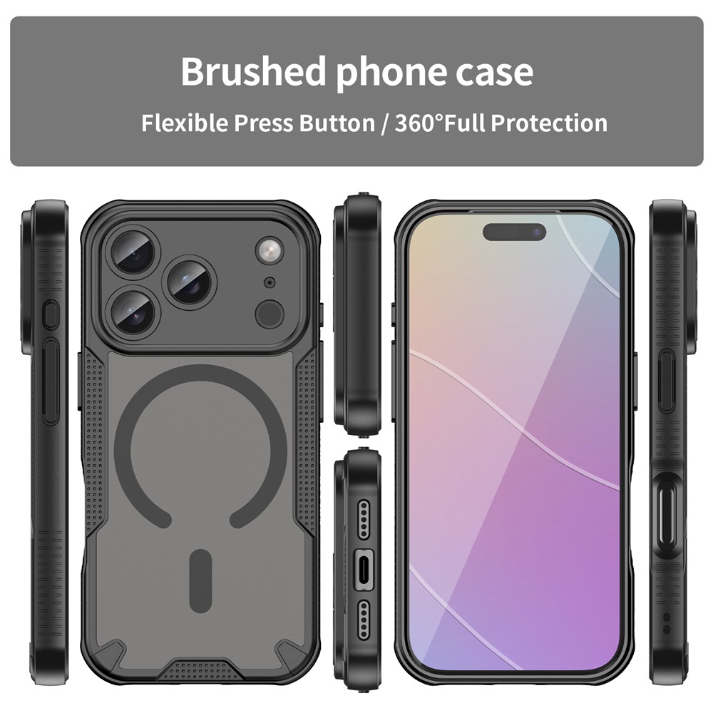  iPhone 17 Pro Max Skal MagSafe Hybrid Armor Svart