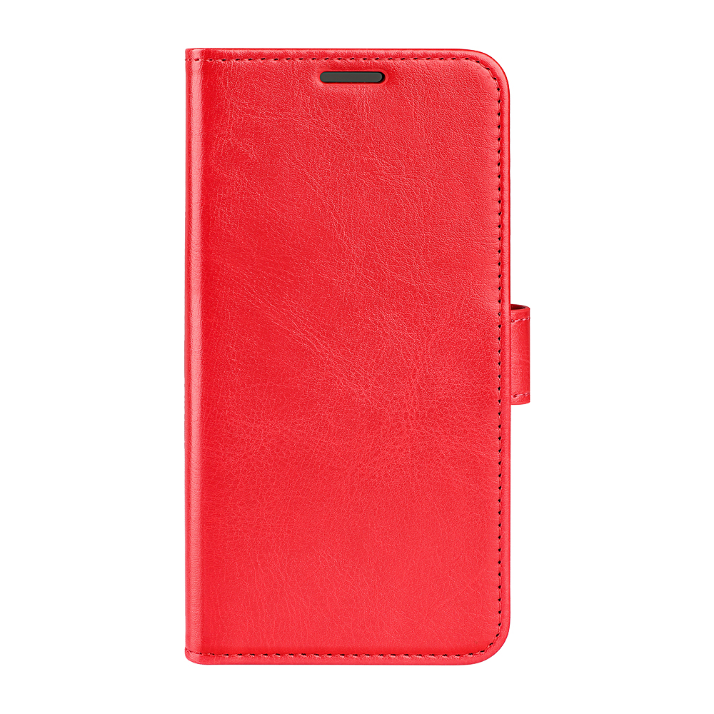  Motorola Moto G56 5G Fodral Crazy Horse Läder Röd