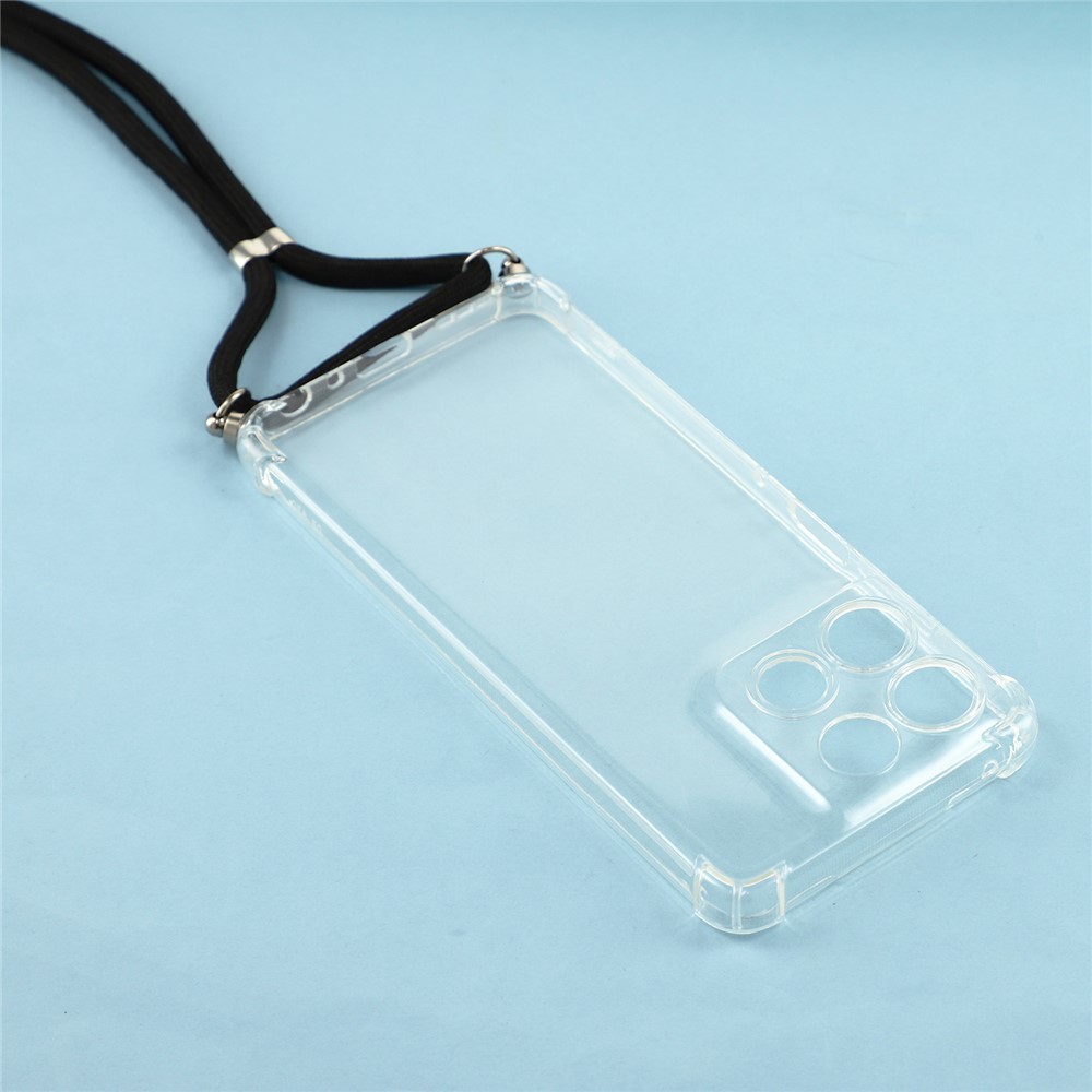  Motorola Moto G56 5G Skal Med Mobilsnöre Transparent