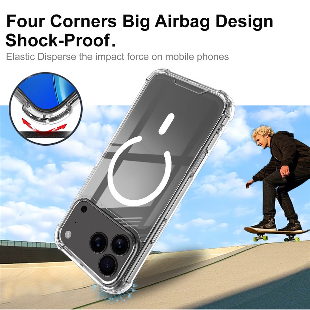 IMAK IMAK iPhone 17 Pro Skal MagSafe Shockproof Transparent