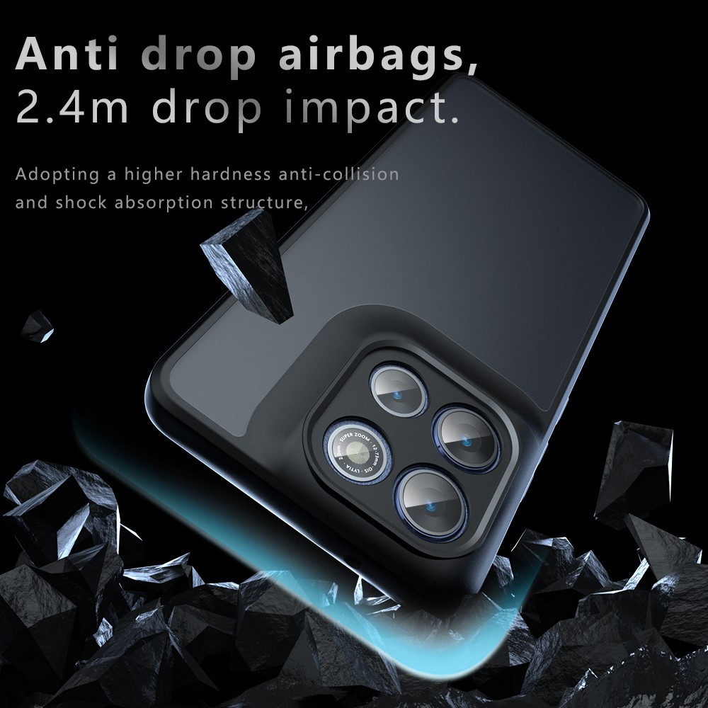  Motorola Moto G86 Power / G86 5G Skal Hybrid Skin Touch Svart