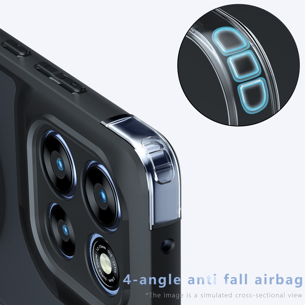 Motorola Moto G86 Power / G86 5G Skal MagSafe Hybrid Svart