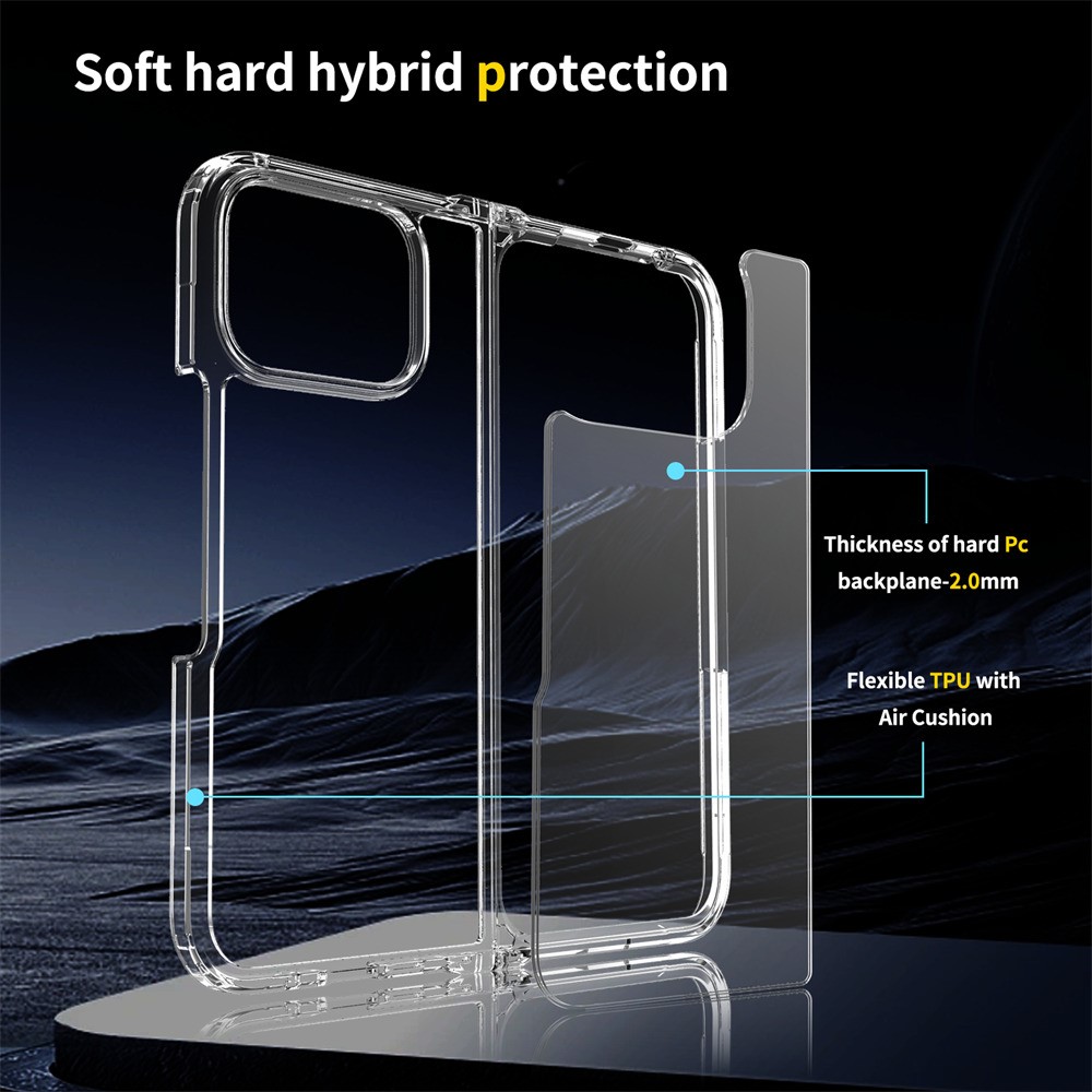  Google Pixel 10 Pro Fold Skal Hybrid Transparent