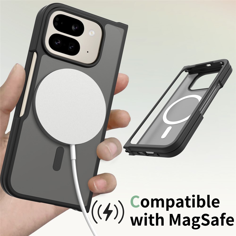  Google Pixel 10 Pro Fold Skal MagSafe Hybrid Skin Touch Svart