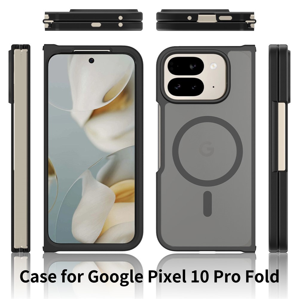  Google Pixel 10 Pro Fold Skal MagSafe Hybrid Skin Touch Svart