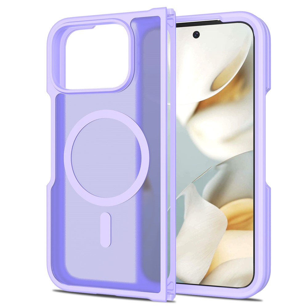  Google Pixel 10 Pro Fold Skal MagSafe Hybrid Skin Touch Lila