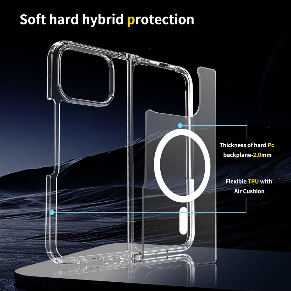  Google Pixel 10 Pro Fold Skal Magsafe Hybrid Transparent