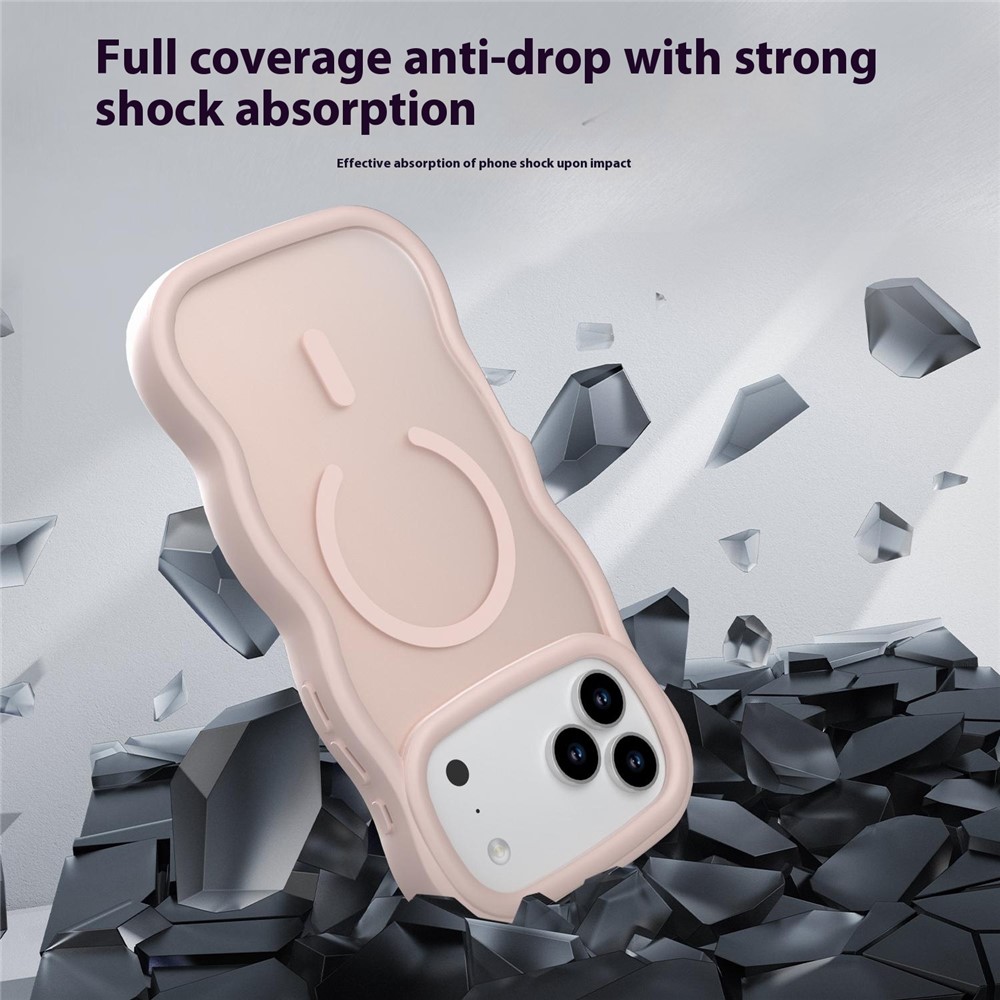  iPhone 17 Pro Skal MagSafe Wavy Matt Rosa
