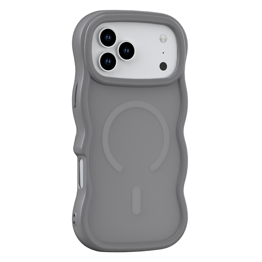  iPhone 17 Pro Skal MagSafe Wavy Matt Grå