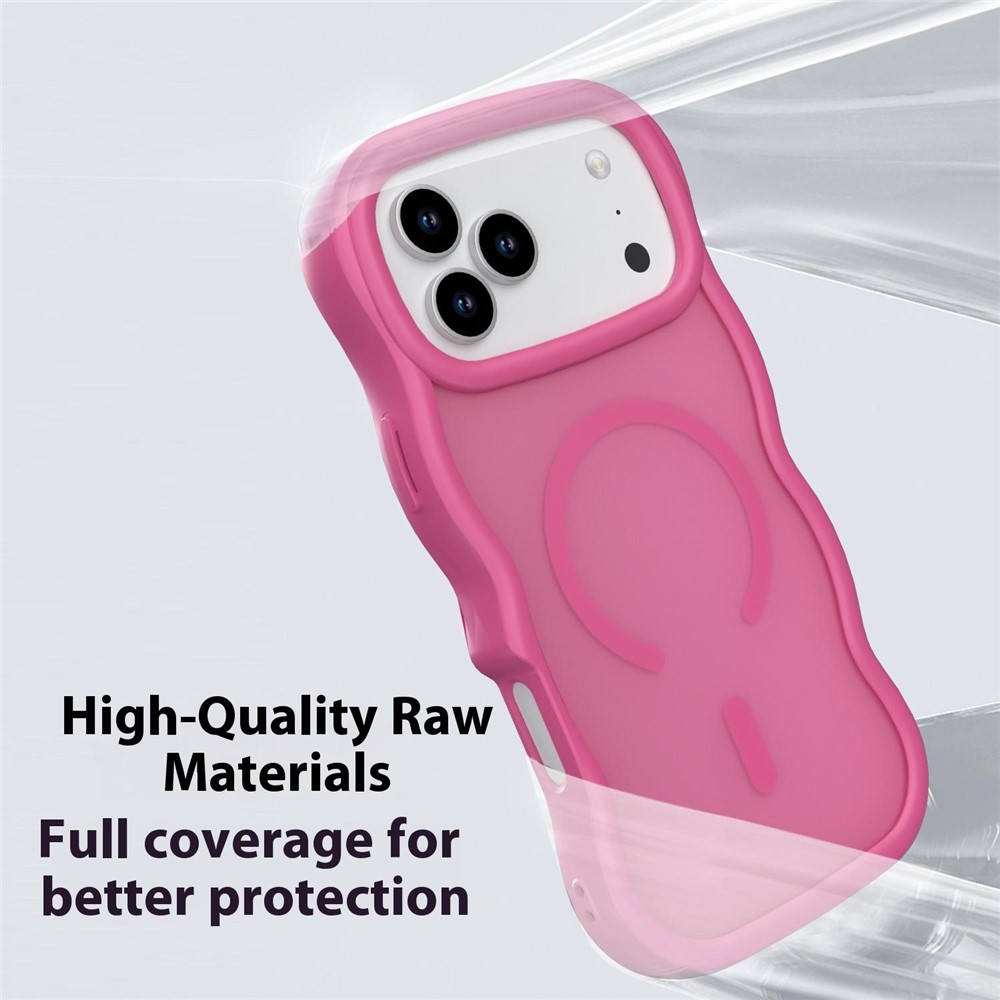  iPhone 17 Pro Skal MagSafe Wavy Matt Lila