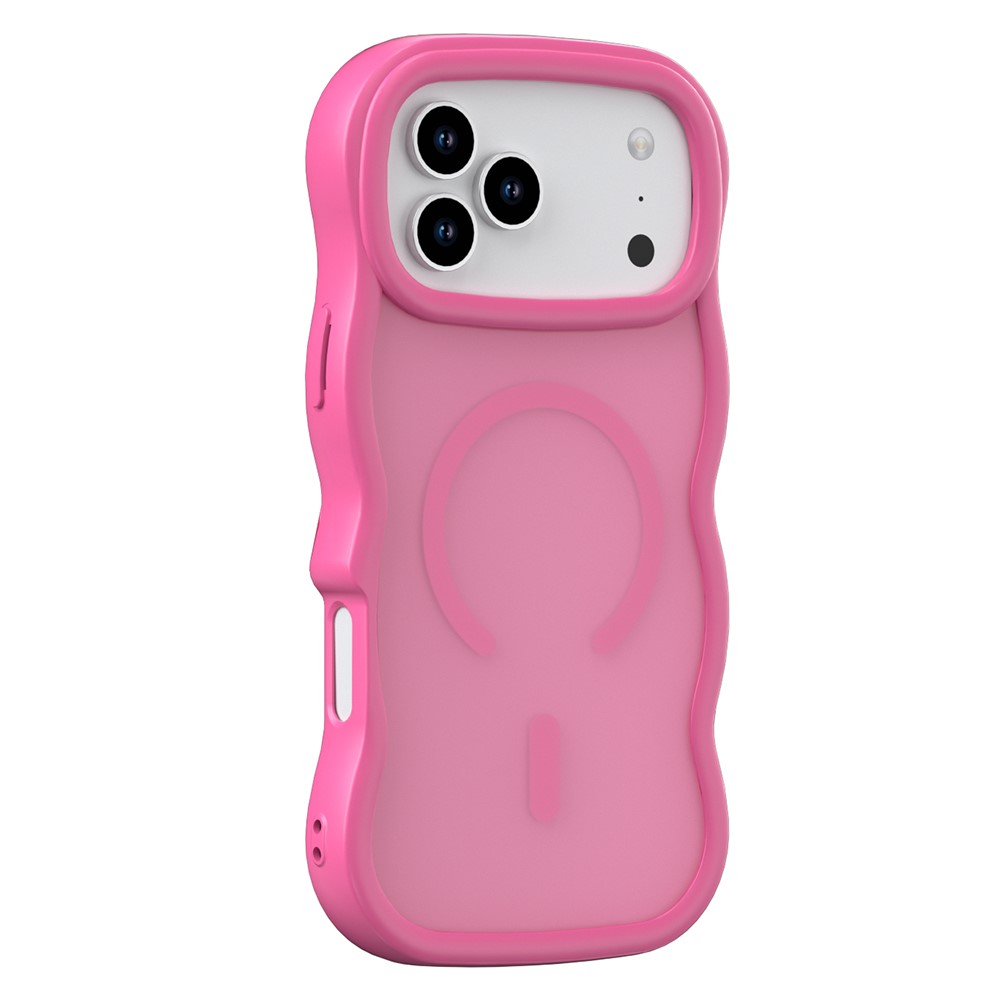  iPhone 17 Pro Max Skal MagSafe Wavy Matt Rosa