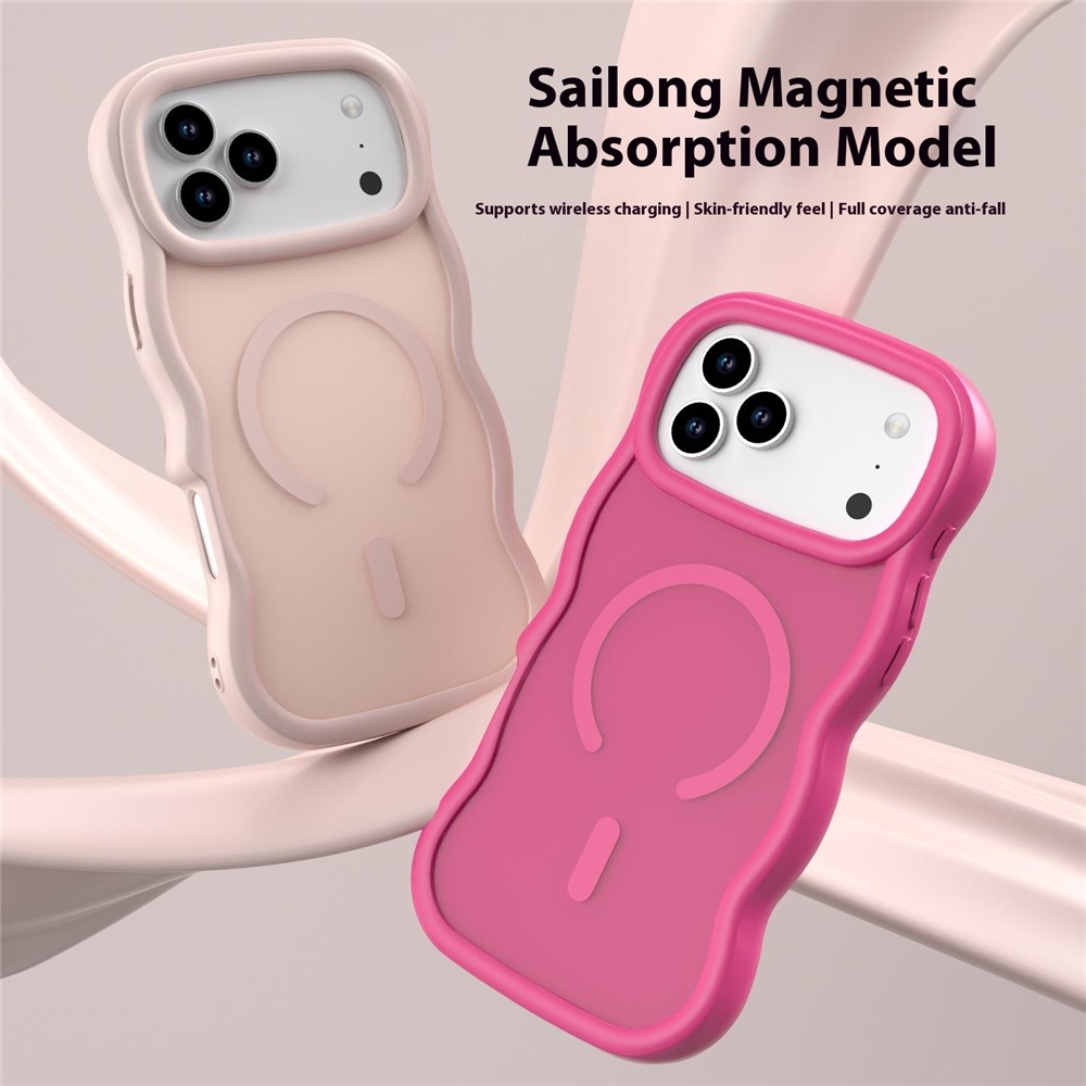  iPhone 17 Pro Max Skal MagSafe Wavy Matt Svart
