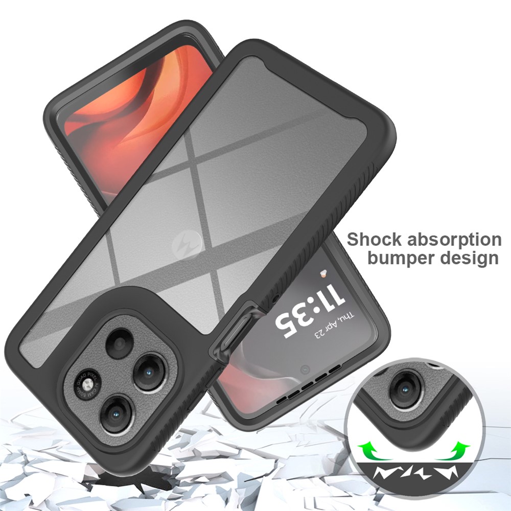  Motorola Moto G86 5G Skal 360 Hybrid Svart