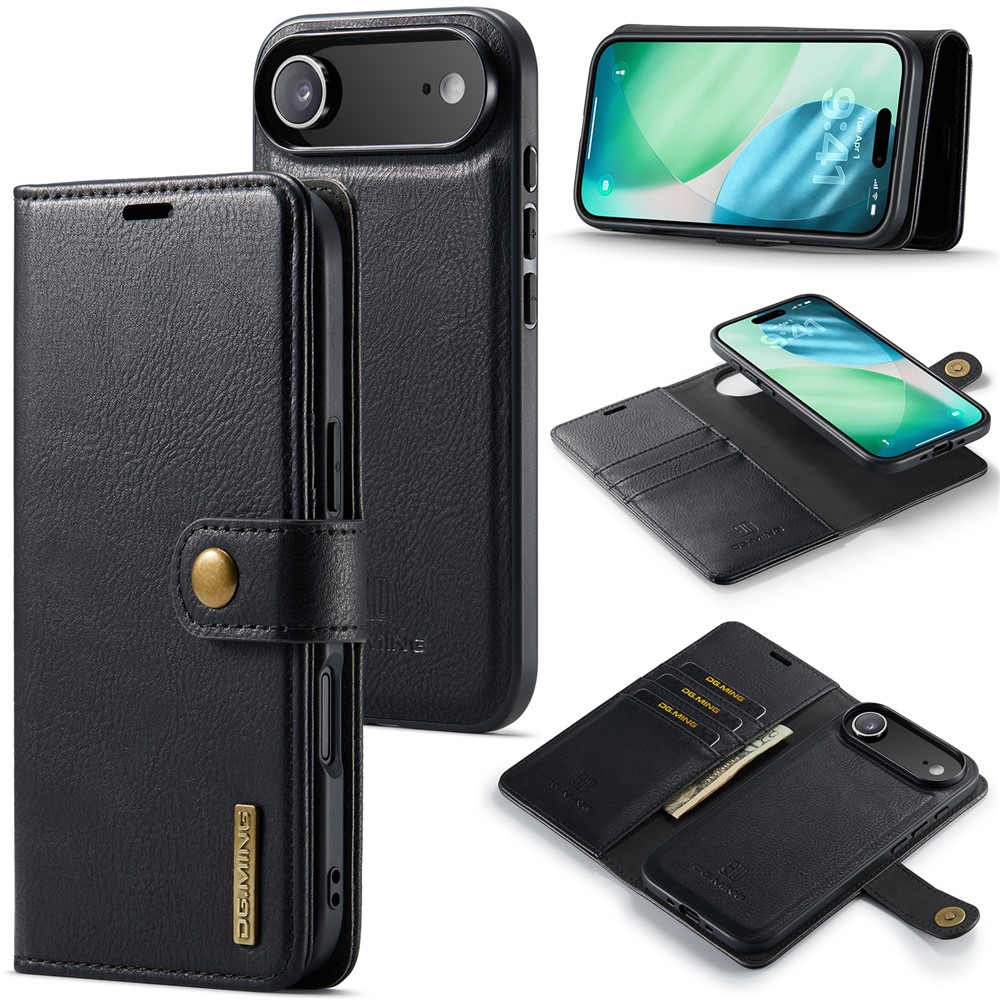 DG.MING DG.MING iPhone Air 2in1 Magnet Fodral / Skal Svart