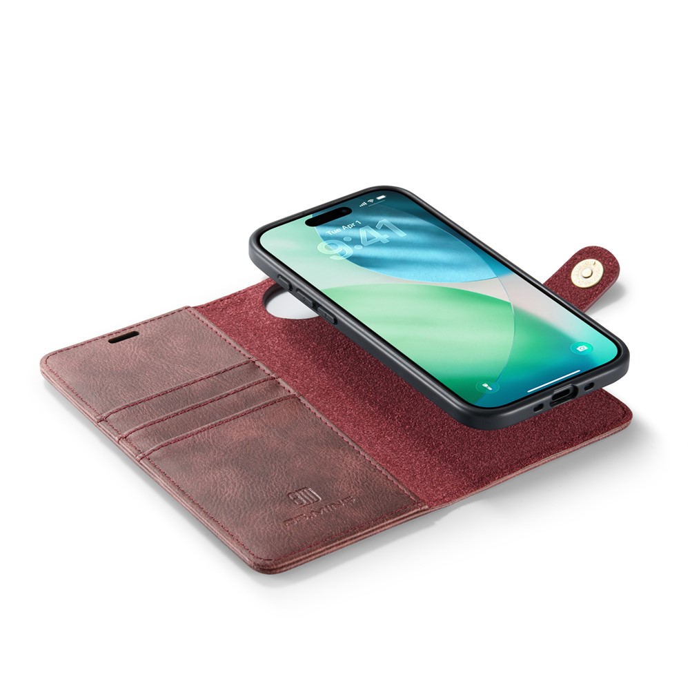 DG.MING DG.MING iPhone Air 2in1 Magnet Fodral / Skal Röd