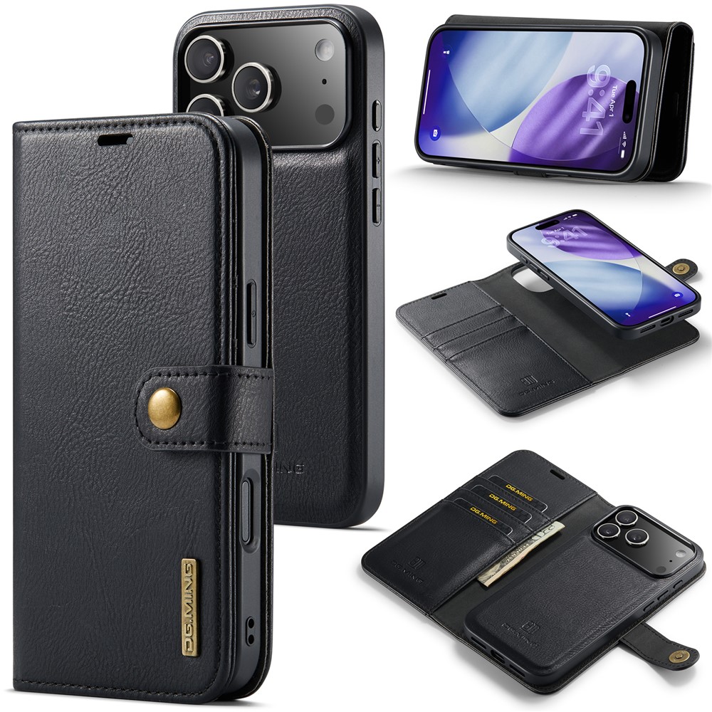 DG.MING DG.MING iPhone 17 Pro 2in1 Magnet Fodral / Skal Svart