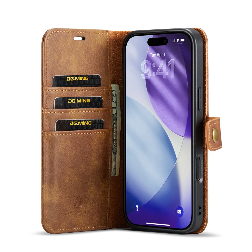 DG.MING DG.MING iPhone 17 Pro Max 2in1 Magnet Fodral / Skal Brun
