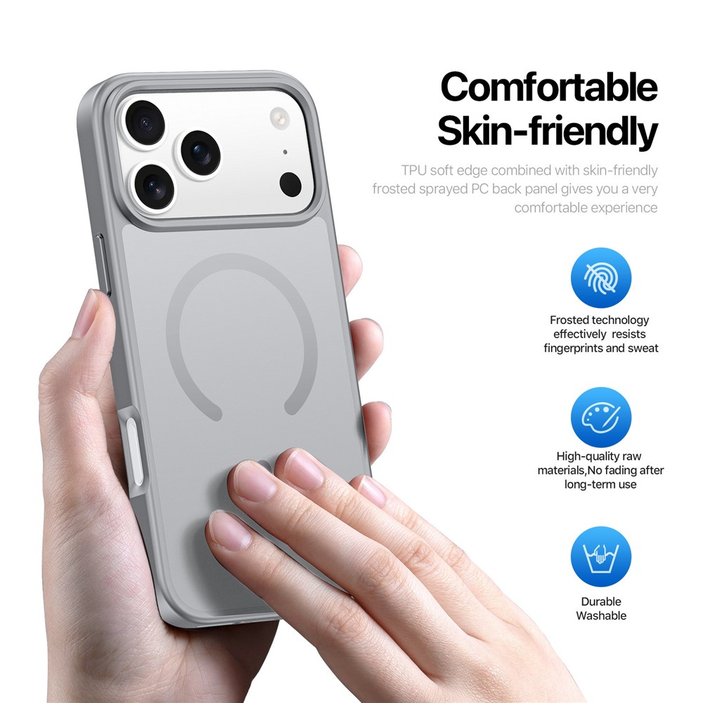 DUX DUCIS DUX DUCIS iPhone 17 Pro Skal MagSafe Yind Series Grå