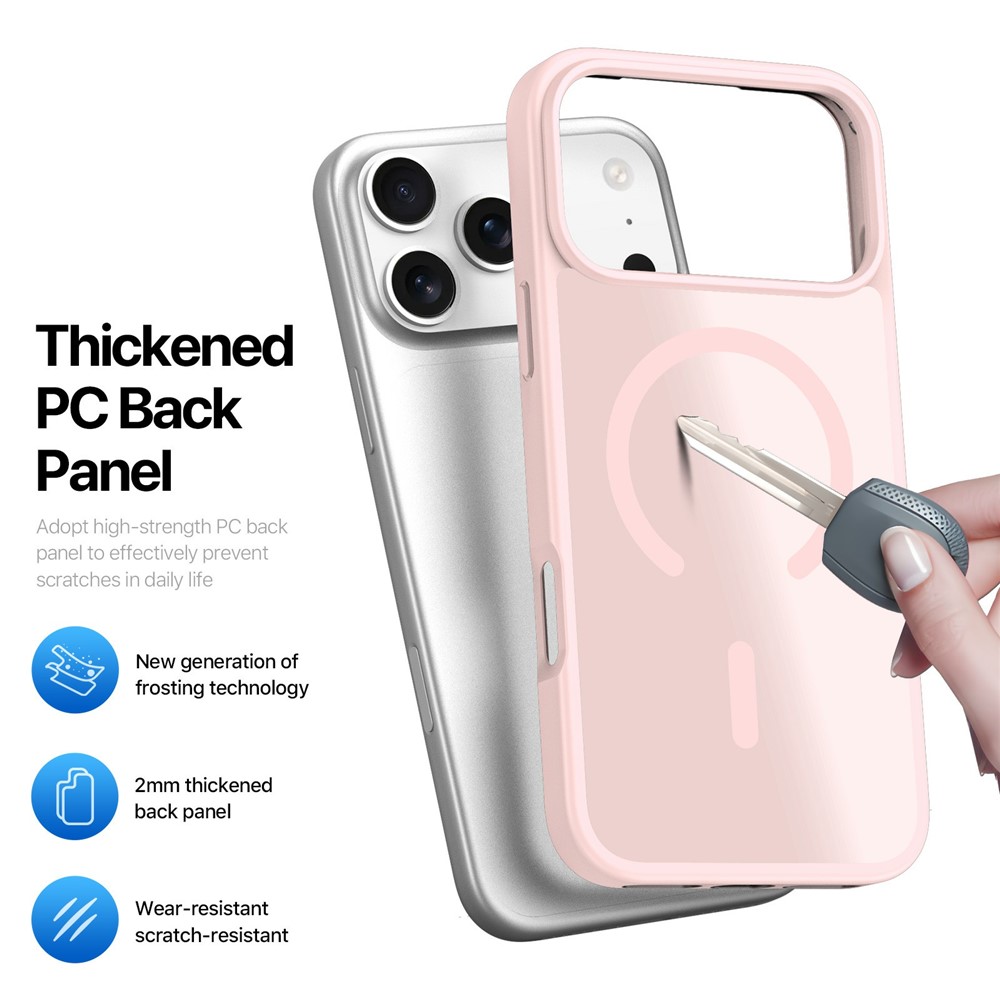 DUX DUCIS DUX DUCIS iPhone 17 Pro Skal MagSafe Yind Series Rosa