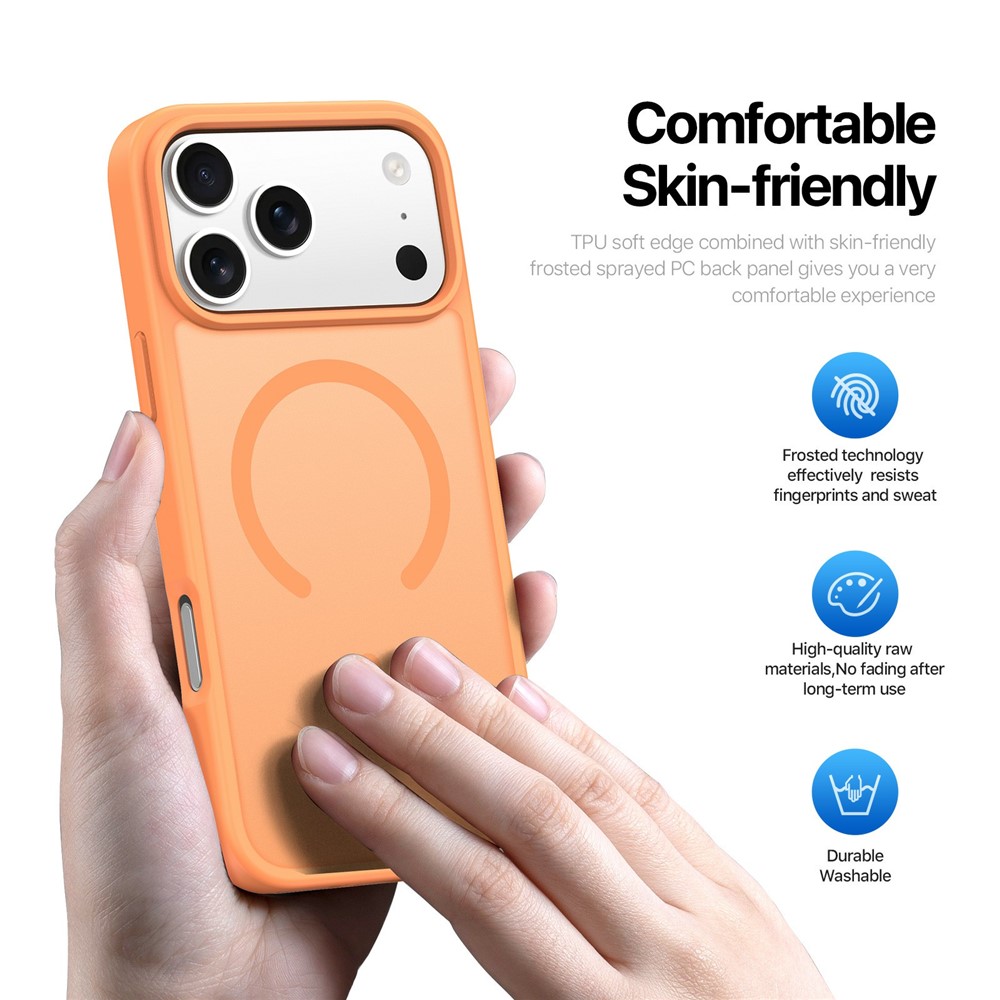 DUX DUCIS DUX DUCIS iPhone 17 Pro Max Skal MagSafe Yind Series Orange
