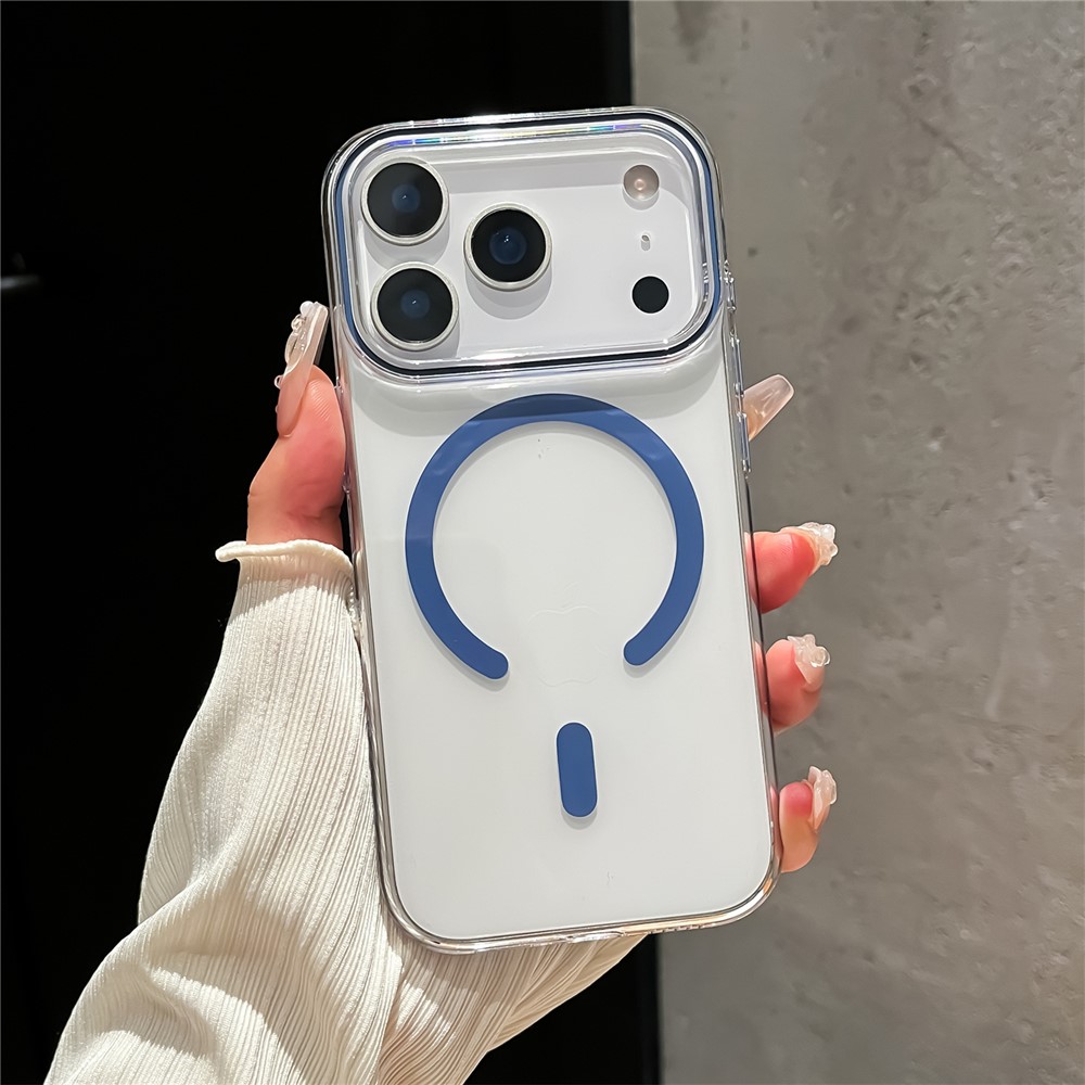  iPhone 17 Pro Max Skal MagSafe Transparent / Blå