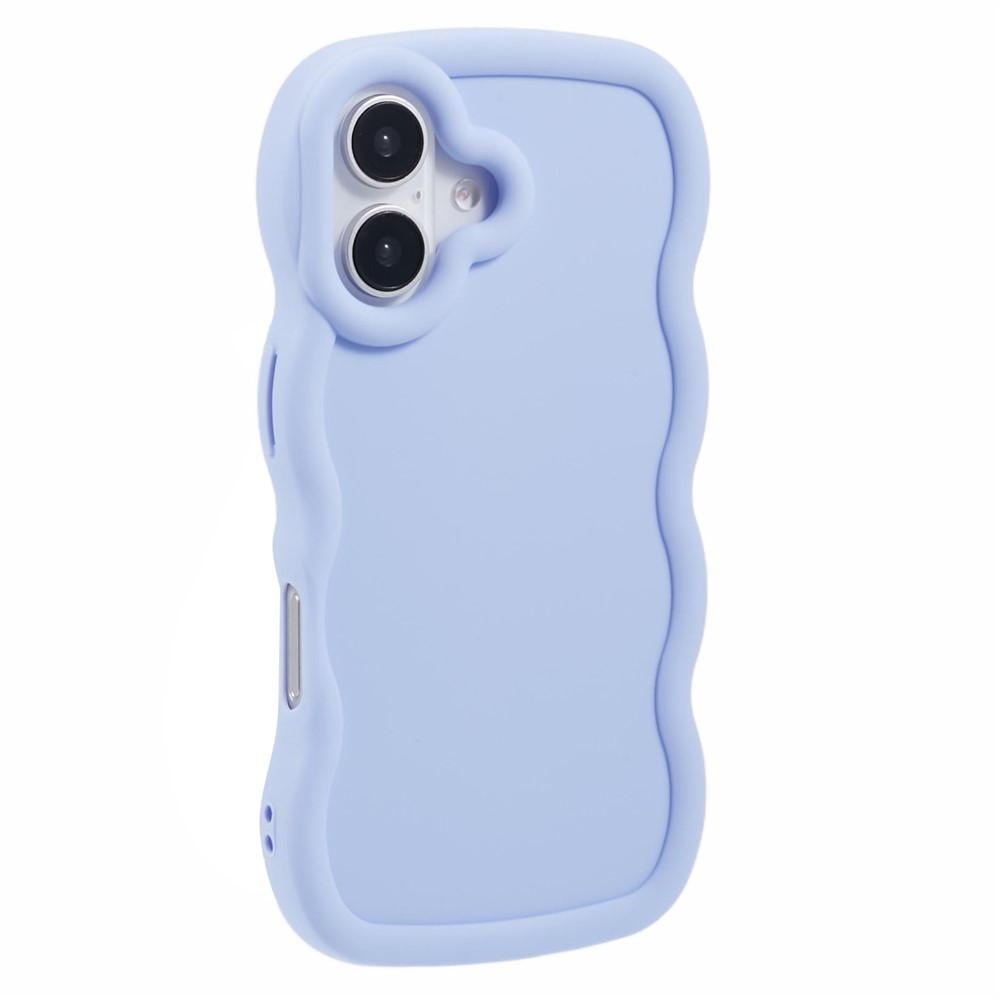  iPhone 17 Mobilskal Wavy Lila