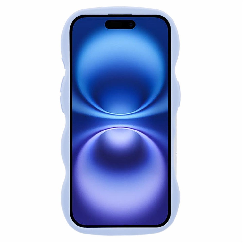  iPhone 17 Mobilskal Wavy Lila