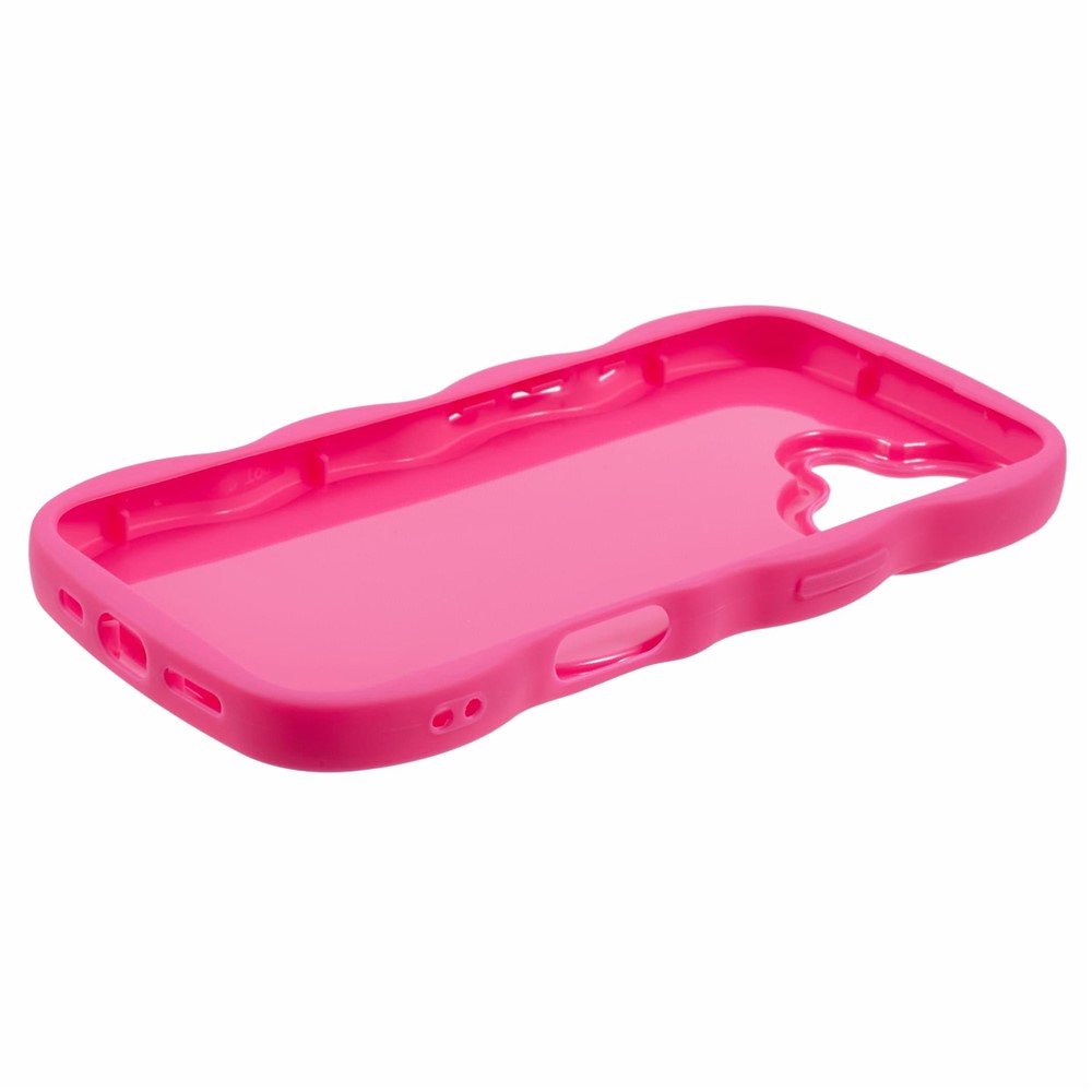  iPhone 17 Mobilskal Wavy Rosa