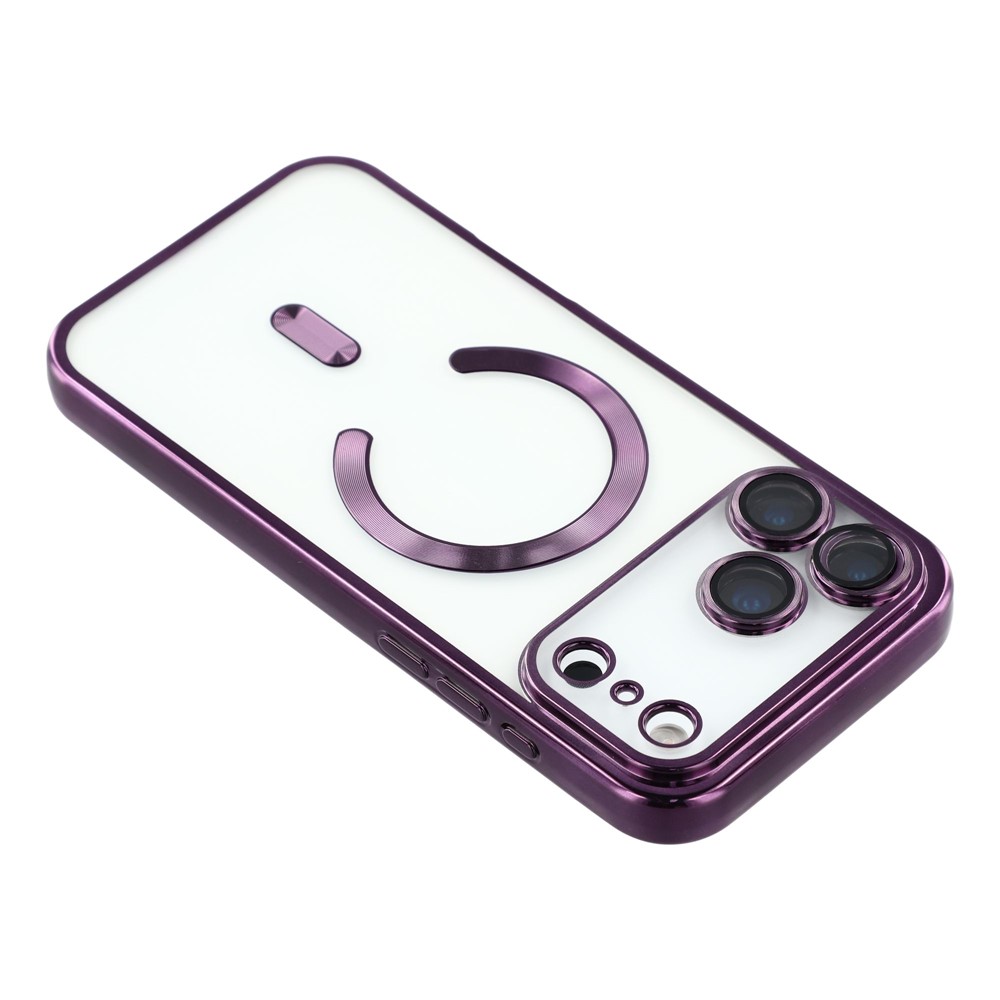  iPhone 17 Pro Max Skal MagSafe Electroplated TPU Lila