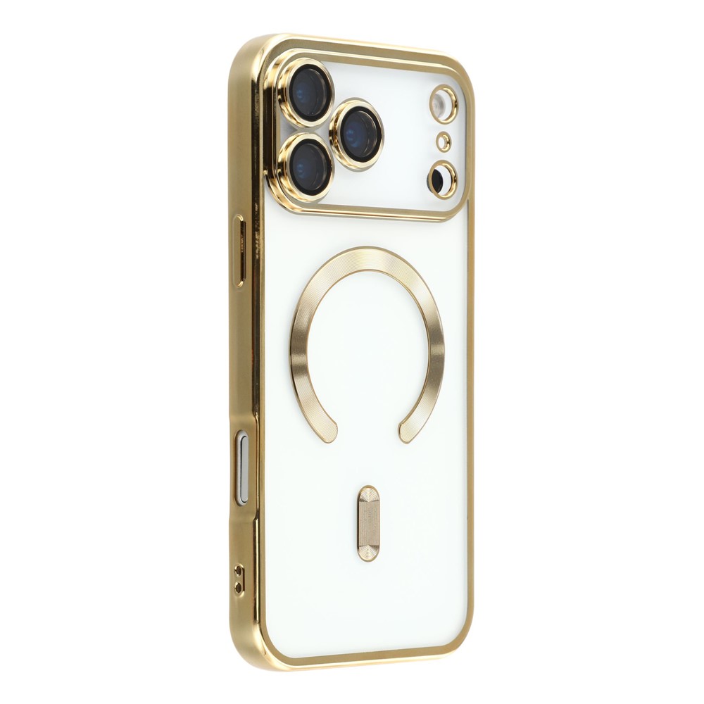  iPhone 17 Pro Max Skal MagSafe Electroplated TPU Guld